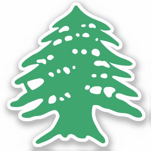 Libanese cederboom Zeer Libanees Libanon Beiroet Sticker (Voorkant)