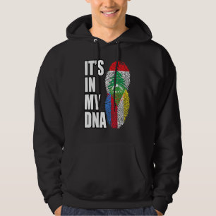 Libanese En Comorese Mix Dna Erfgoed Vlag Hoodie