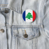 Libanese Fransen, Libanon Ronde Button 5,7 Cm (In situ)