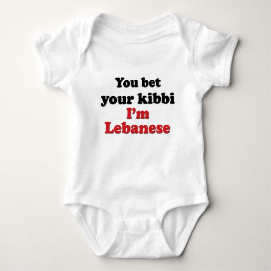 Libanese Kibbi 2 Romper (Voorkant)