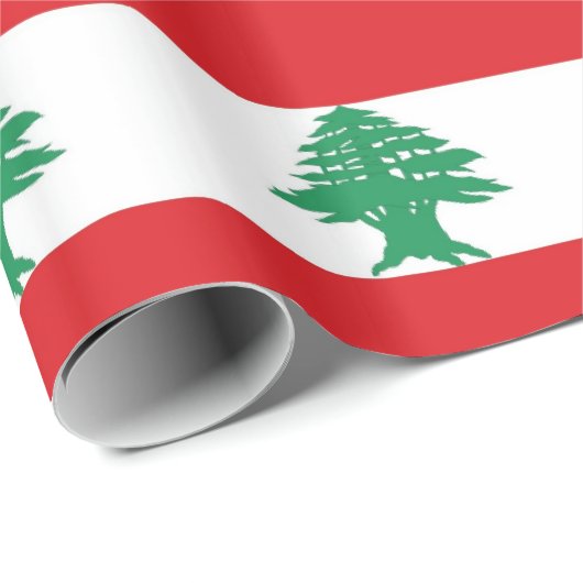 Libanese vlag cadeaupapier (Rol Hoek)
