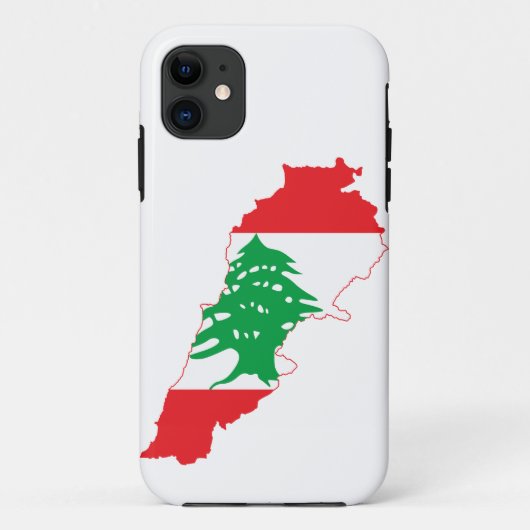 Libanese vlag Case-Mate iPhone case (Achterkant)