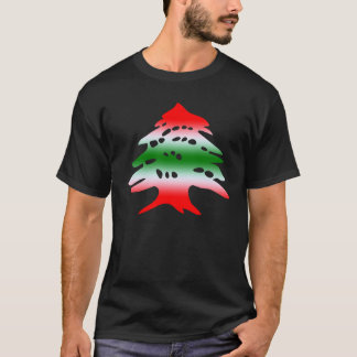 Libanese vlag en symbool t-shirt
