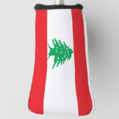 Libanese vlag golfheadcover (Draai 90)
