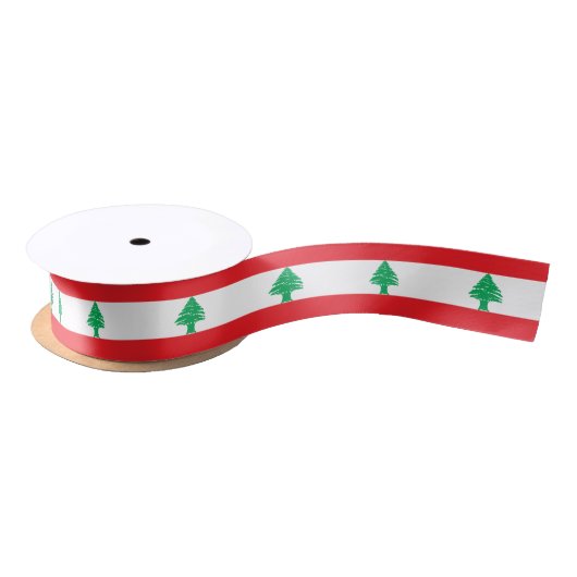 Libanese vlag lint (Spoel)