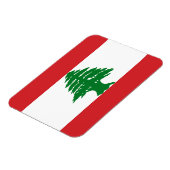 Libanese vlag magneet (Linkerzijde)