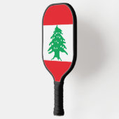 Libanese vlag pickleball paddle (Links)