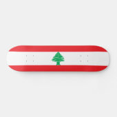 Libanese vlag skateboard (Horizontaal)
