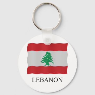 Libanese vlag sleutelhanger