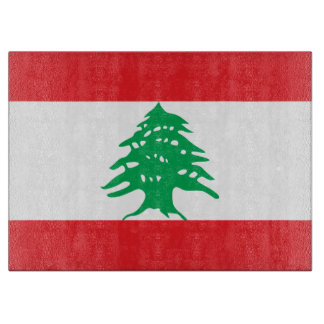 Libanese vlag snijplank