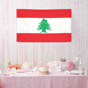 Libanese vlag spandoek