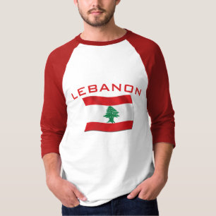Libanese vlag t-shirt