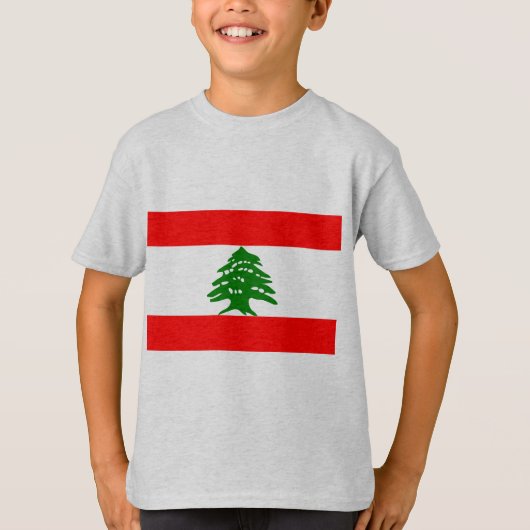 Libanese vlag t-shirt (Voorkant)