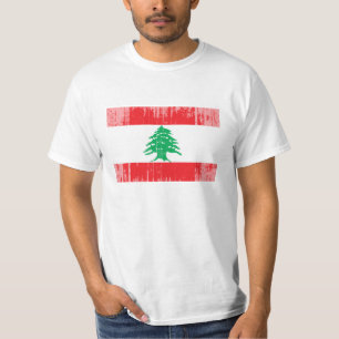 Libanese vlag t-shirt