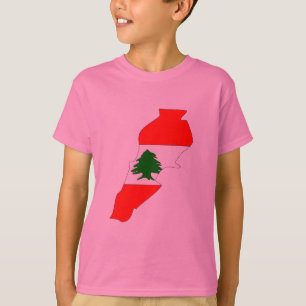Libanese vlag t-shirt