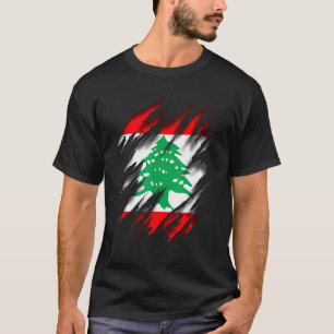 Libanese vlag t-shirt
