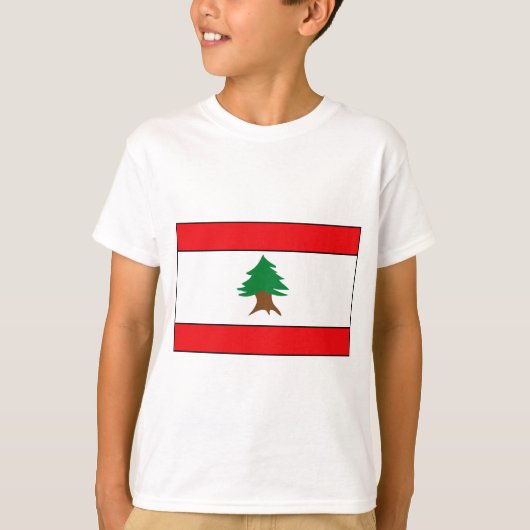 Libanese vlag T-shirts en cadeaus (Voorkant)