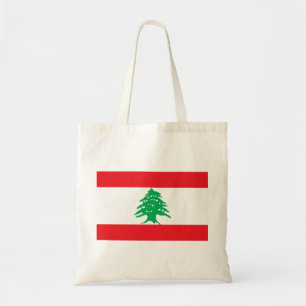 Libanese vlag tote bag