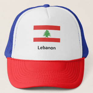 Libanese vlag trucker pet