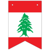 Libanese vlag vlaggetjes (Derde vlag)