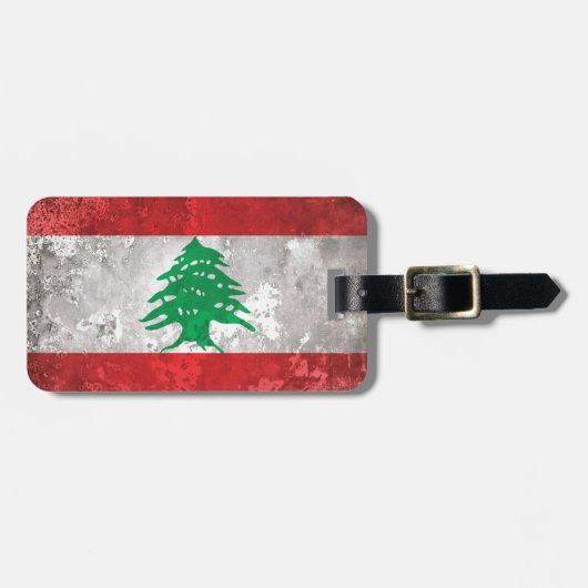 Libanon Bagagelabel (Voorkant horizontaal)
