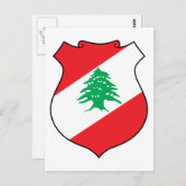 libanon - embleem briefkaart (Voorkant / Achterkant)