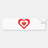 Libanon Heart Bumpersticker (Voorkant)