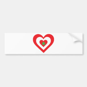 Libanon Heart Bumpersticker