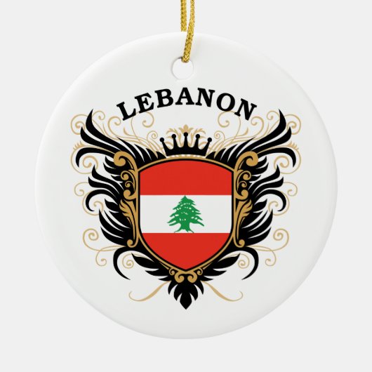 Libanon Keramisch Ornament (Voorkant)