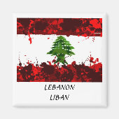 Libanon Liban Magneet (Voorkant)