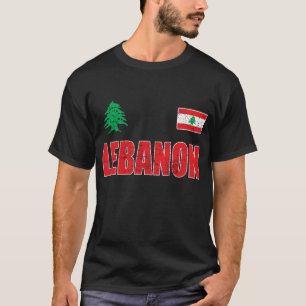 Libanon, Libanees, vlag van Libanon, Libanese vlag T-shirt