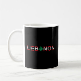 Libanon Libanese vlag Azië Levant Travel Cedar Bei Koffiemok