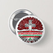 Libanon Libanesisch Schweizer Schweiz Baum Wurzel Ronde Button 5,7 Cm (Voorkant /achterkant)