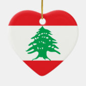 Libanon-Ornament Keramisch Ornament (Achterkant)