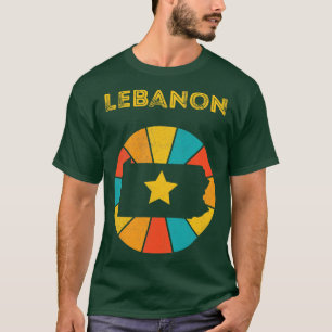 Libanon Pennsylvania Verdrietig Souvenir 1 T-shirt