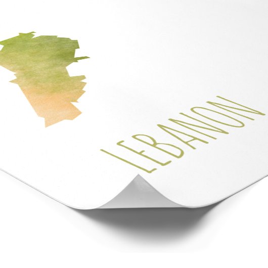 Libanon Poster (Hoek)