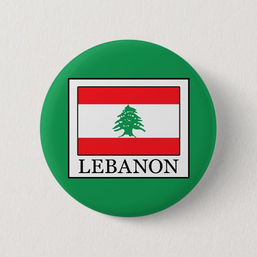 Libanon Ronde Button 5,7 Cm (Voorkant)