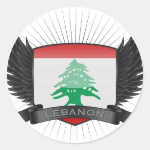 LIBANON RONDE STICKER