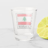 Libanon Shot Glas (Achterkant)