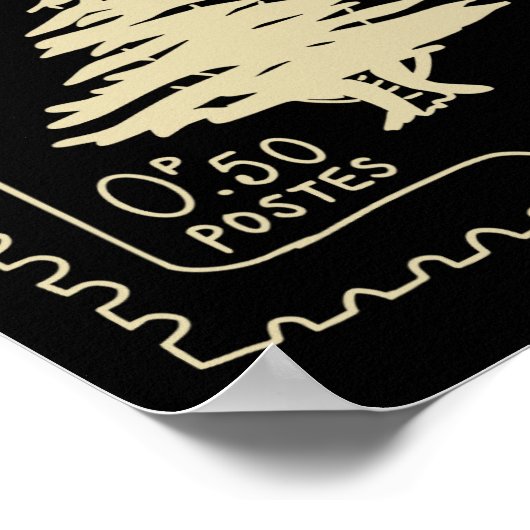 Libanon steun Libanon Beiroet Kaart Libanon Poster (Hoek)