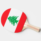Libanon Tafeltennisbatje (Zijkant)