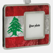 Libanon Verzilverd Kader Ornament (Rechts)