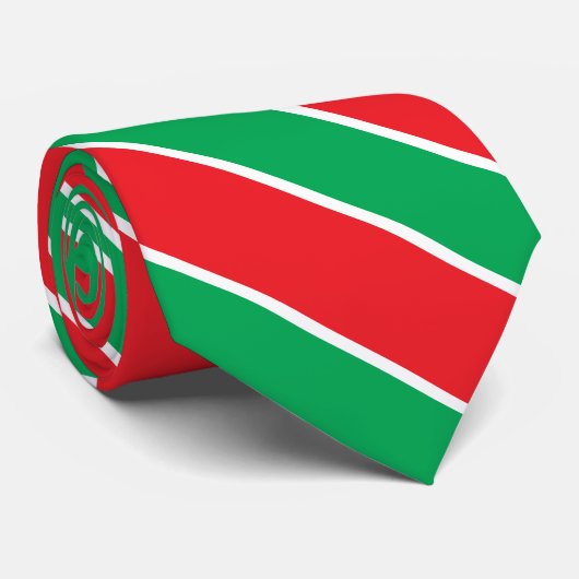 Libanon Vlag Elegante Patriottische Stropdas (Opgerold)