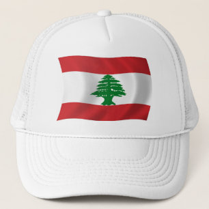 Libanon Vlag Hoed Trucker Pet