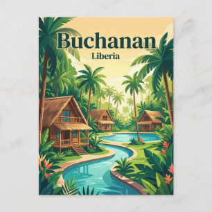 Libassa Ecologisch Resort Liberia Briefkaart