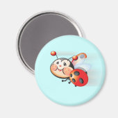 Libby de Ladybug Magnet Magneet (Voorkant / Achterkant)