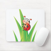Libby de Ladybug Mousepad Muismat (Met muis)