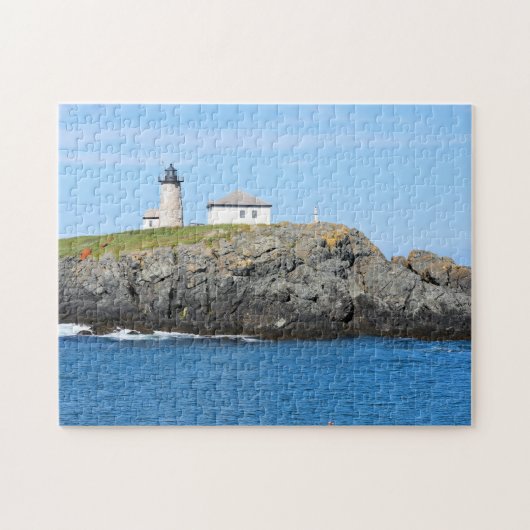 Libby Island Lighthouse, Maine Legpuzzel (Horizontaal)