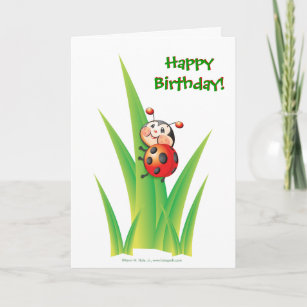 Libby La Carte D Anniversaire De Coccinelle Zazzle Fr