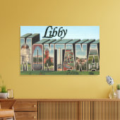 Libby, MontanaLarge Letter ScenesLibby, MT Canvas Afdruk (Insitu (Woonkamer))